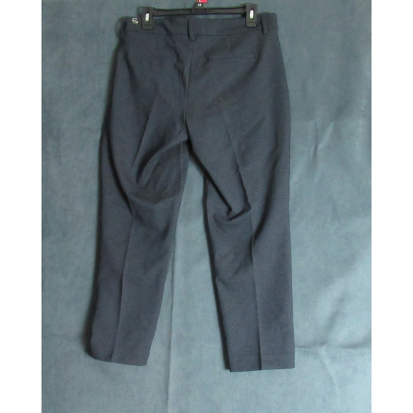 Liverpool Los Angeles Pants Women 10P Navy Kelsey Trouser Straight Knit Work NWT - Picture 4 of 11